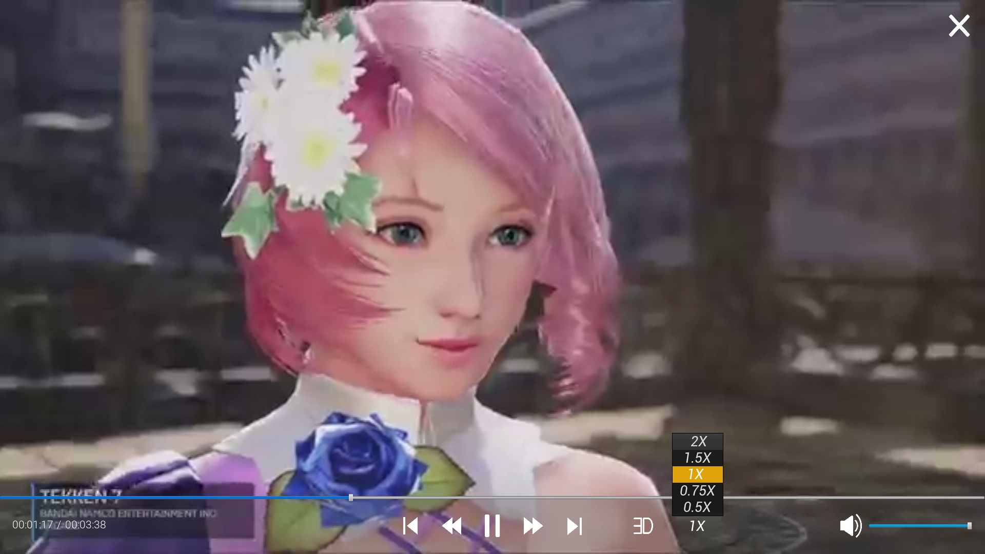 播放2D和3D视频的播放器，具有普通播放器的大多数功能。（2D模式）