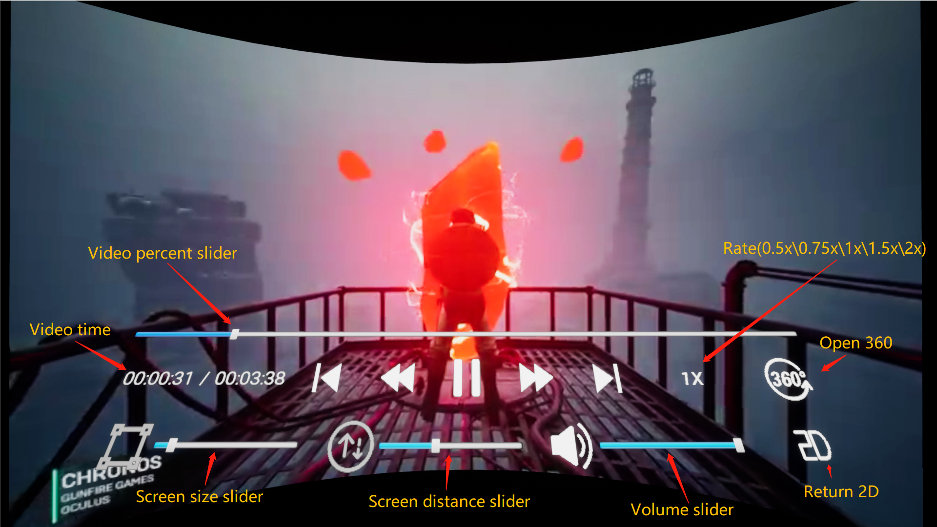 UE4 插件 简单全景播放器