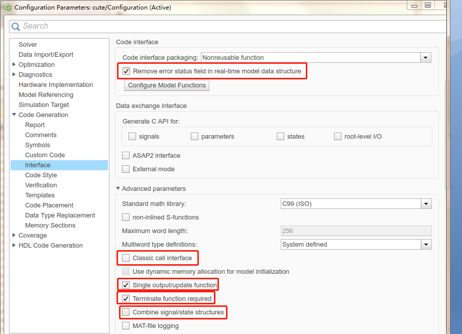 MATLAB/simulink生成代码的系统设置、数据对象的处理、代码等效性测试_matlab grt-CSDN博客