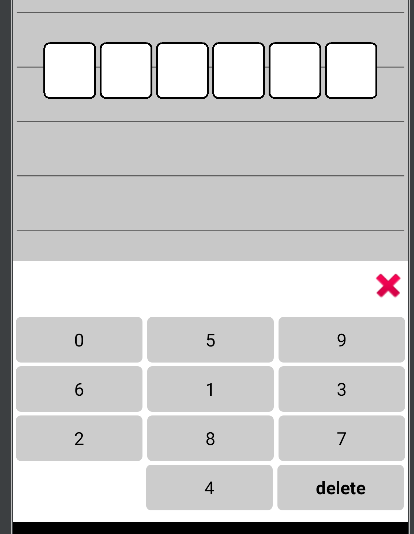 自定义密码输入框(1字符1边框)