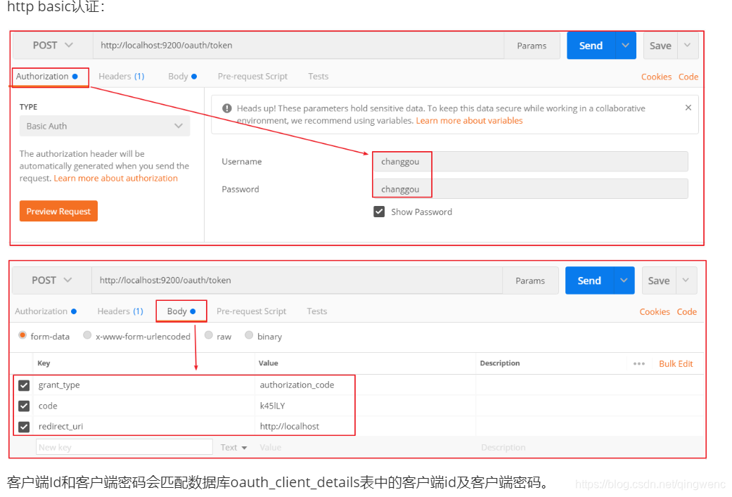 Spring security Oauth2认证解决方案