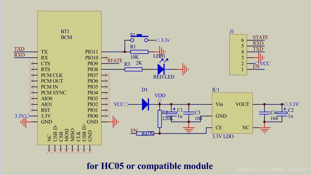 HC05底板原理图