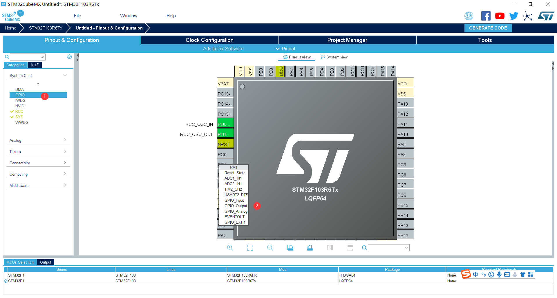 STM32cubemx初使用——LED灯闪烁以及proteus仿真嵌入式请叫我小纯洁-