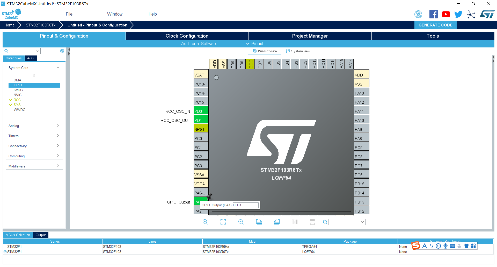 STM32cubemx初使用——LED灯闪烁以及proteus仿真嵌入式请叫我小纯洁-