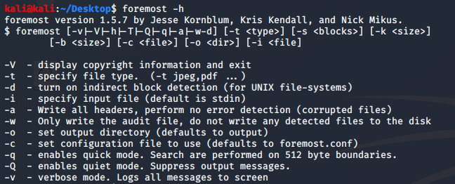 foremost的安装及使用说明-CSDN博客