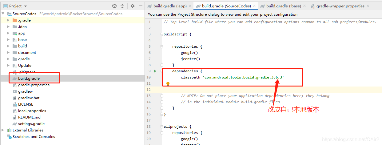 android studio报错:could not get ‘https: Images... Android Studio cannot open this project, please retry with Android ...