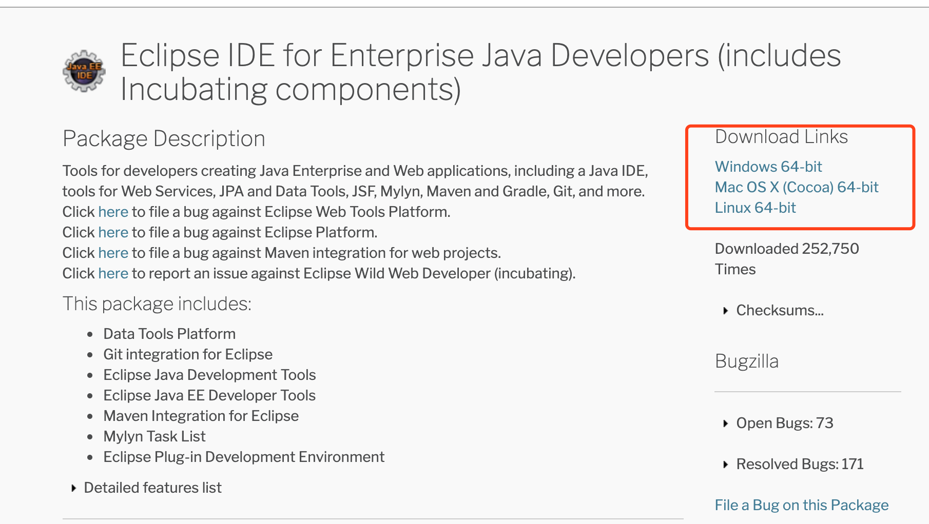 eclipse ide for enterprise java developers