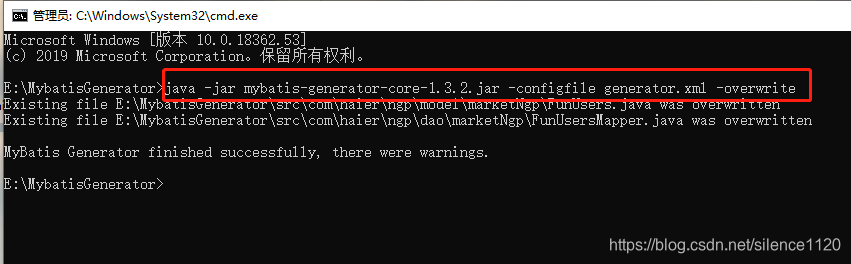 MybatisGenerator+sqlServer代码生成器数据库silence1120的博客-