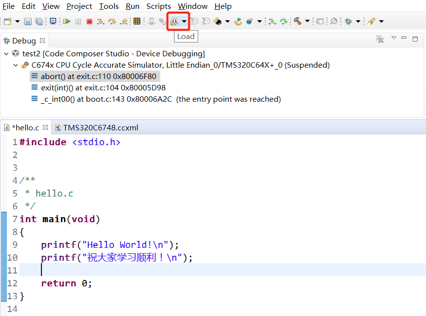 CCS 5.5以上版本(以7.4版本为例)添加软件仿真功能,并打印Hello World进行验证操作系统qq42947715的博客-