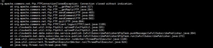 Linux Ftp Connection closed without indication CSDN