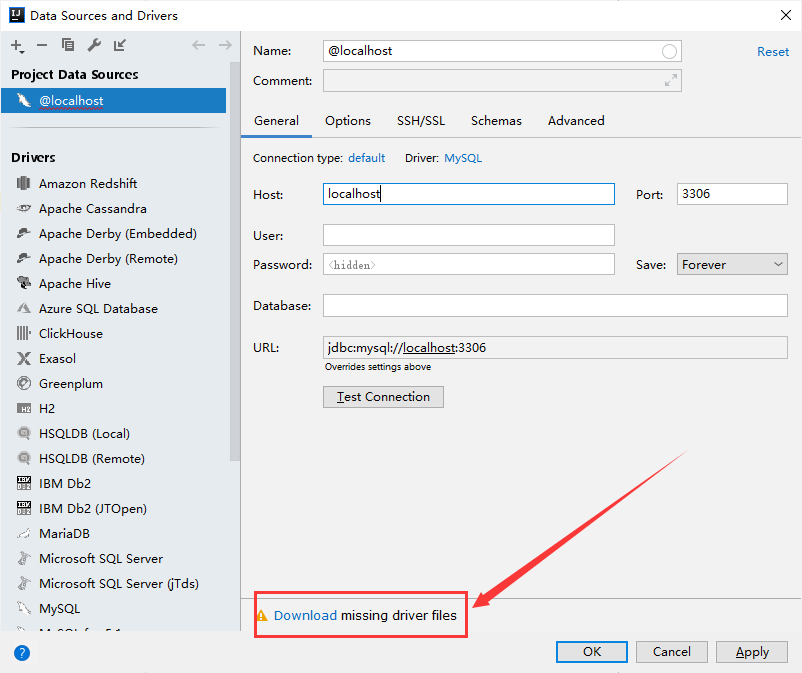 在IDEA中使用Database数据库管理工具_idea database missing driver files-CSDN博客