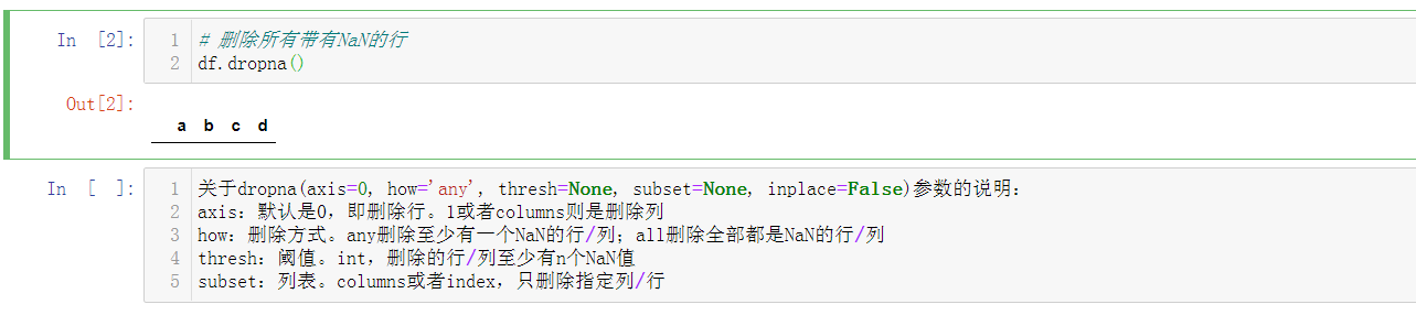 pandas删除DataFrame中某列值为NaN的记录/行_dataframe 去除指定列中的nan-CSDN博客