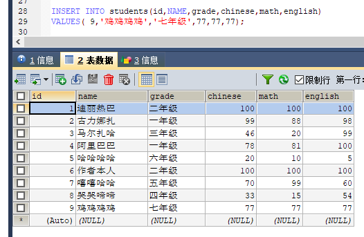 (MySQL) 增删改查语句（详细）数据库JackHuang888的博客-