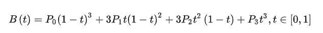 用Java实现可交互的贝塞尔曲线（Bezier curve）