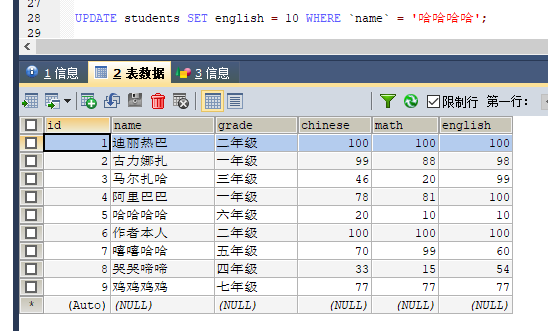 (MySQL) 增删改查语句（详细）数据库JackHuang888的博客-
