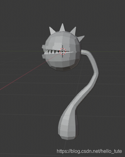 Blender图解教程:马里奥食人花三部曲(一)建模和贴图(附模型下载)开发游戏的老王-