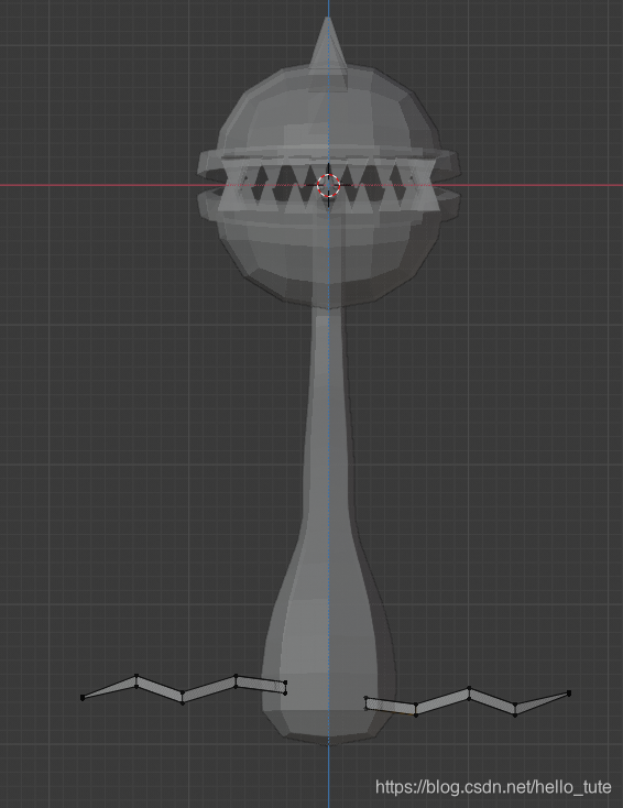 Blender图解教程:马里奥食人花三部曲(一)建模和贴图(附模型下载)开发游戏的老王-