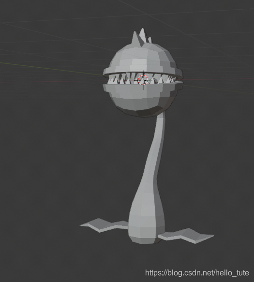 Blender图解教程:马里奥食人花三部曲(一)建模和贴图(附模型下载)开发游戏的老王-