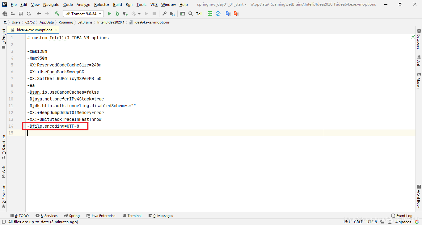 IDEA中Tomcat乱码问题java王道长的博客-