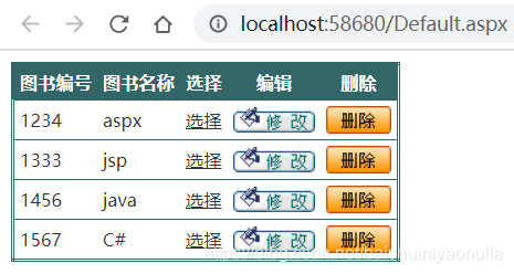 在ASP.NET中实现选中、编辑和删除GridView数据项数据库白水的博客-