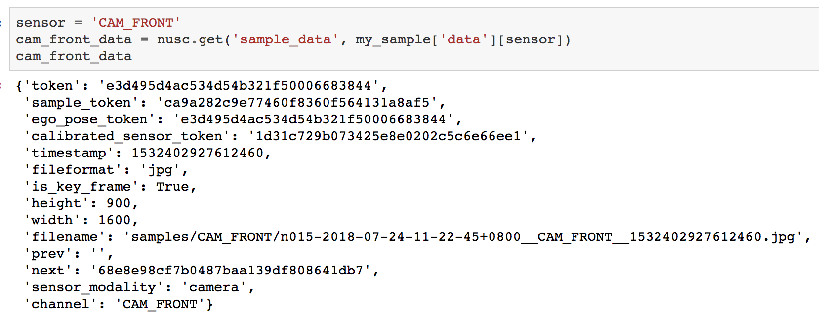 nuScenes data set usage - Programmer Sought