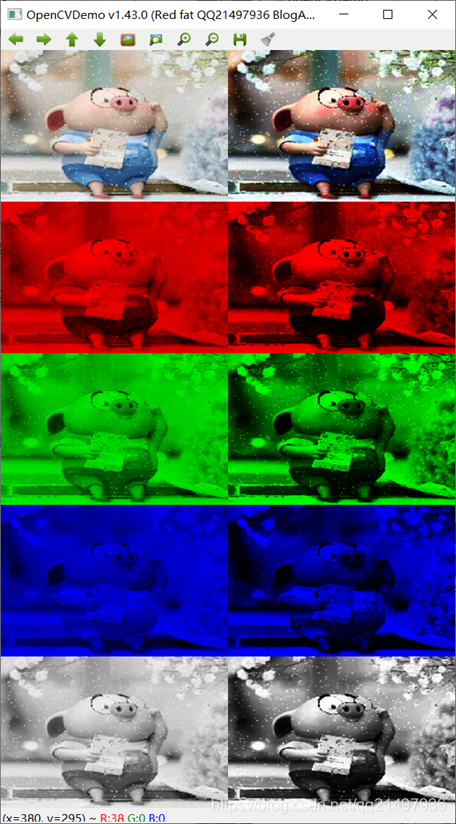 OpenCV开发笔记(四十八):红胖子8分钟带你深入了解直方图均衡化(图文并茂+浅显易懂+程序源码)人工智能红模仿的小作坊-