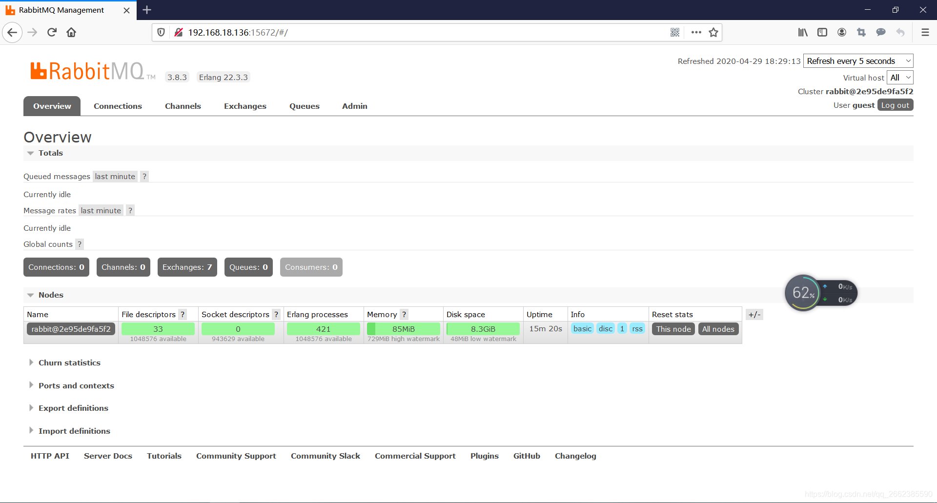 使用docker安装rabbitmq的步骤以及设置密码（Linux系统下）