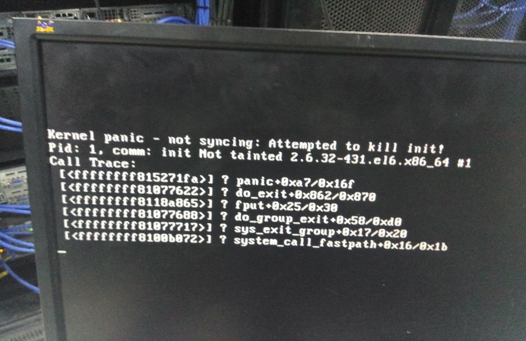 Kernel Panic Not Syncing Attempted To Kill Init CentOS6.5 系统 开机提示kernel panic - not syncing: Attempted to kill init!解决