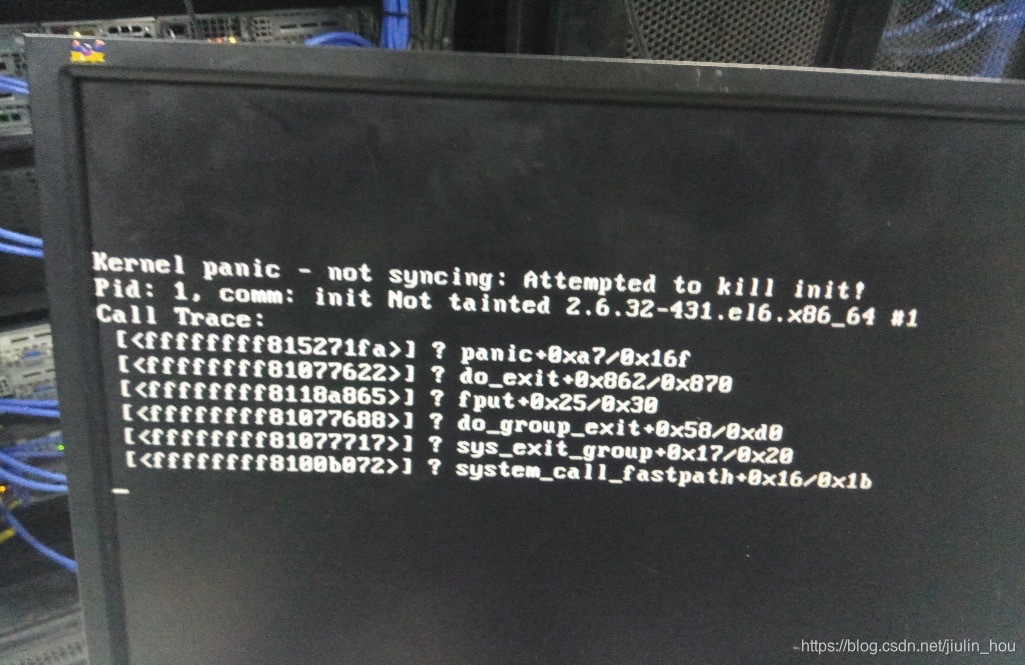 Kernel Panic Not Syncing Attempted To Kill Init CentOS6.5 系统 开机提示kernel panic - not syncing: Attempted to kill init!解决