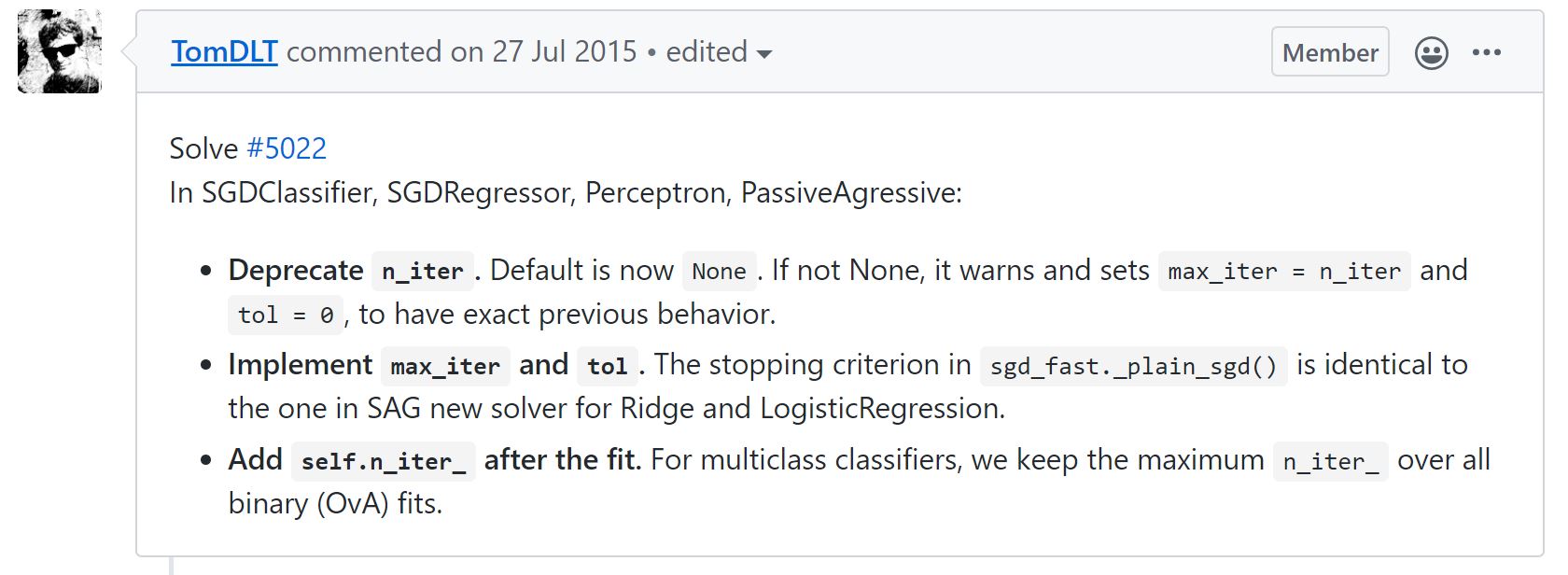 sklearn linear model perceptron init got an unexpected