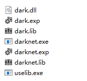 将这几个文件复制到build/darknet/x64下