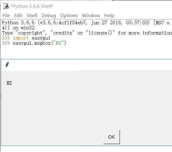 easygui安装后不能用 module 'easygui' has no attribute 'msgbox'
