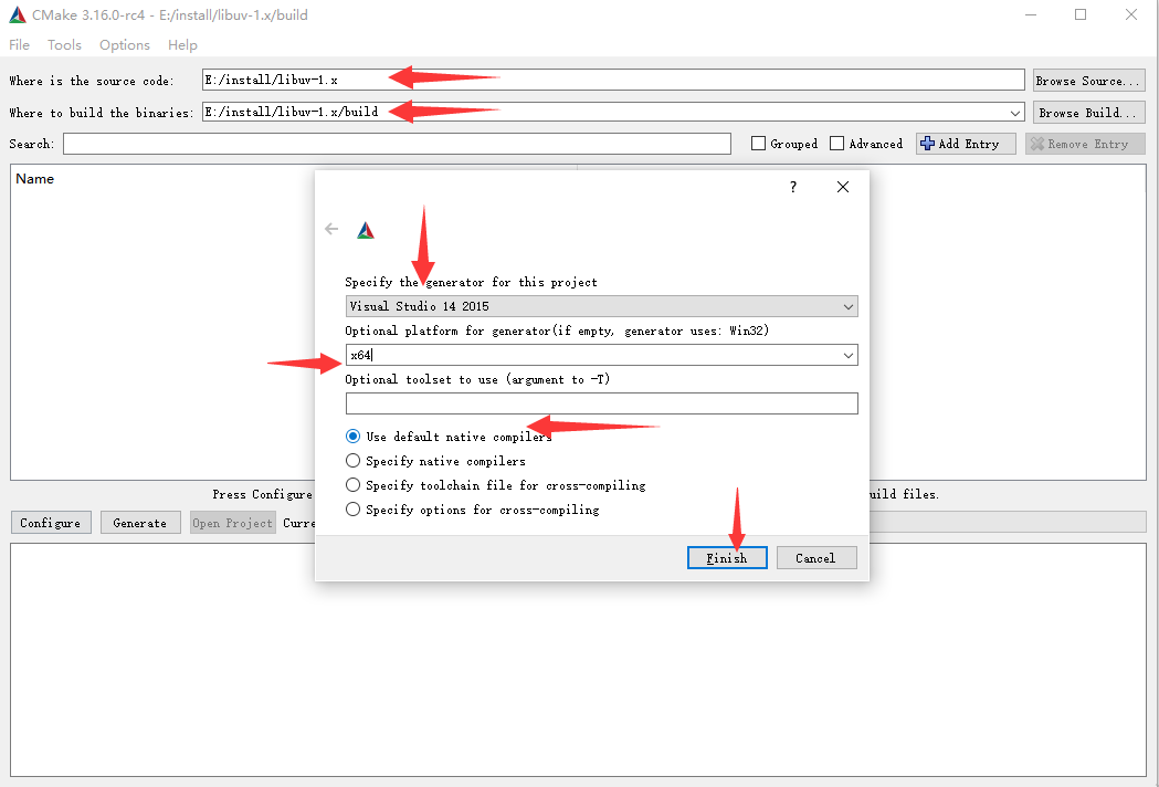 Use CMake under windows, setup steps - Programmer Sought