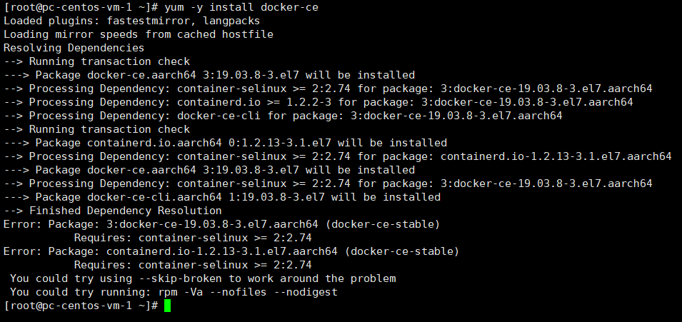 鲲鹏920架构arm64版本centos7安装docker运维代码改变人生，技术改变世界-