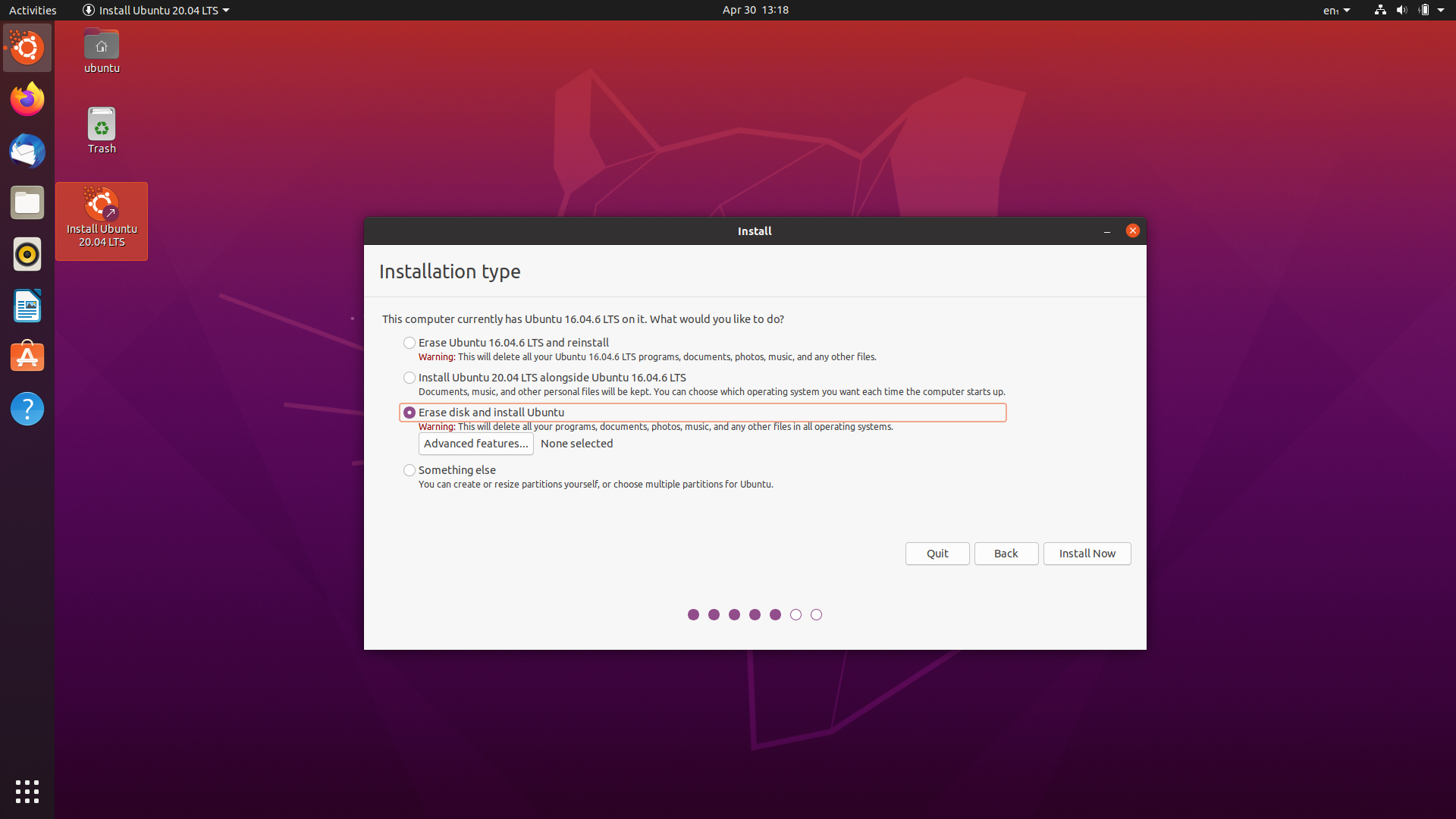 ubuntu 20.04 LTS安装记录操作系统Leefir的博客-