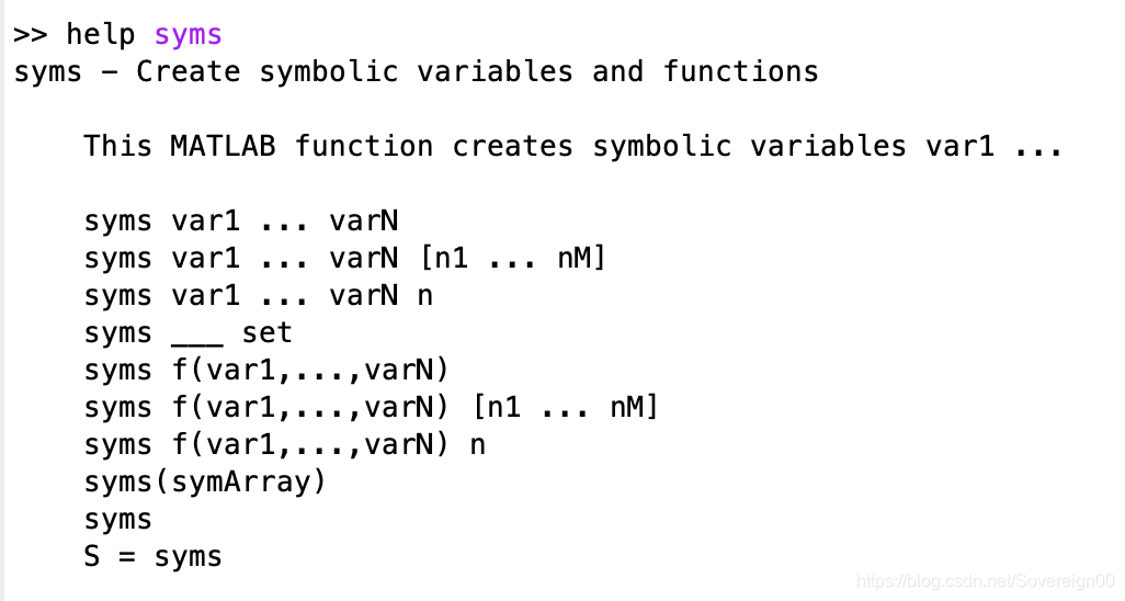 syms函数