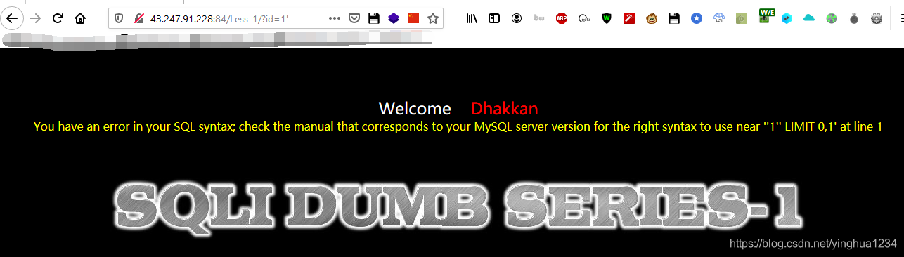 Web渗透测试-寻找SQL注入(1)数据库yinghua1234的博客-