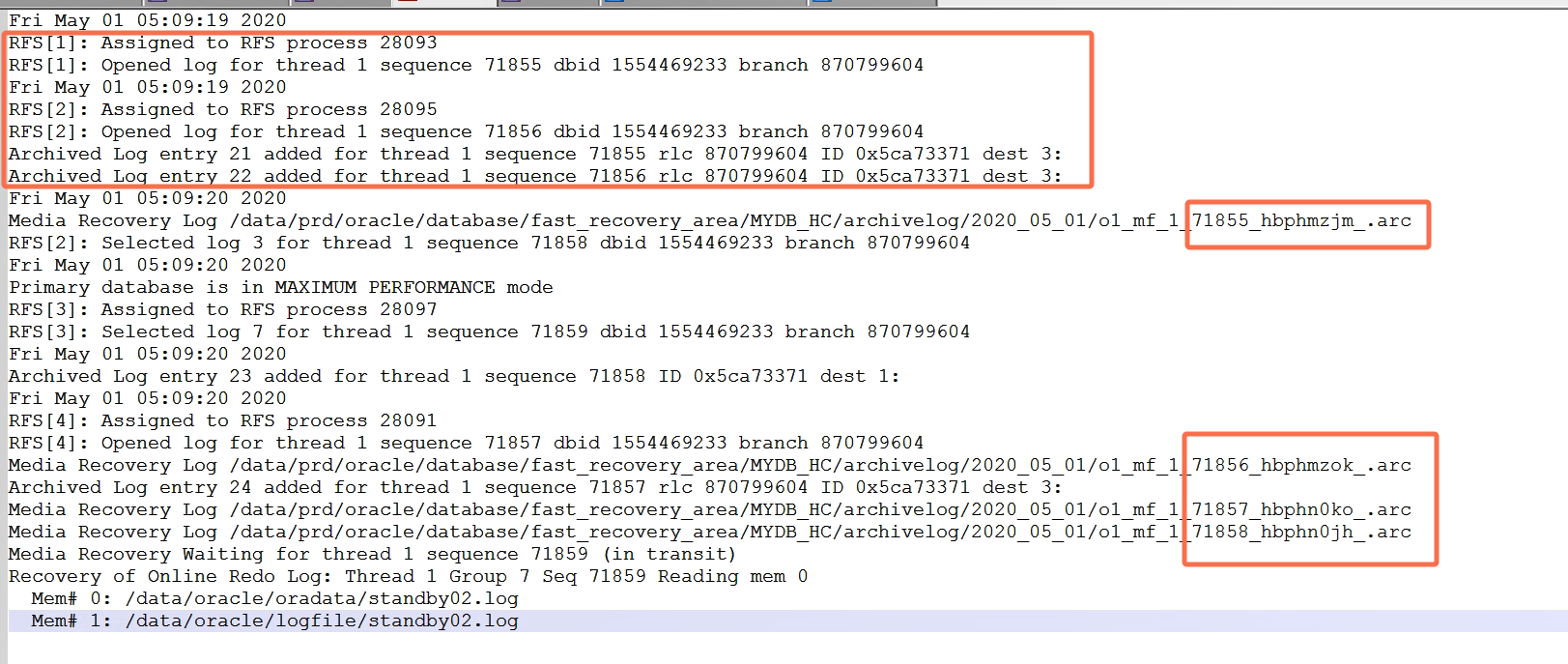 DG build error ORA-16047: DGID mismatch between destination setting and ...