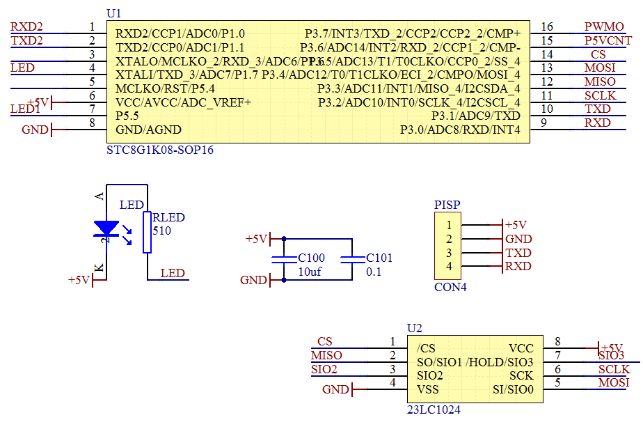 ▲ 实验电路的原理图