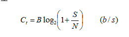 Ｃ＝ｗｌｏｇ２（１＋ｓ／Ｎｏ）；