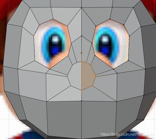 Blender图解教程:高仿版超级马里奥(二)头部建模(附模型下载)游戏开发,马里奥开发游戏的老王-