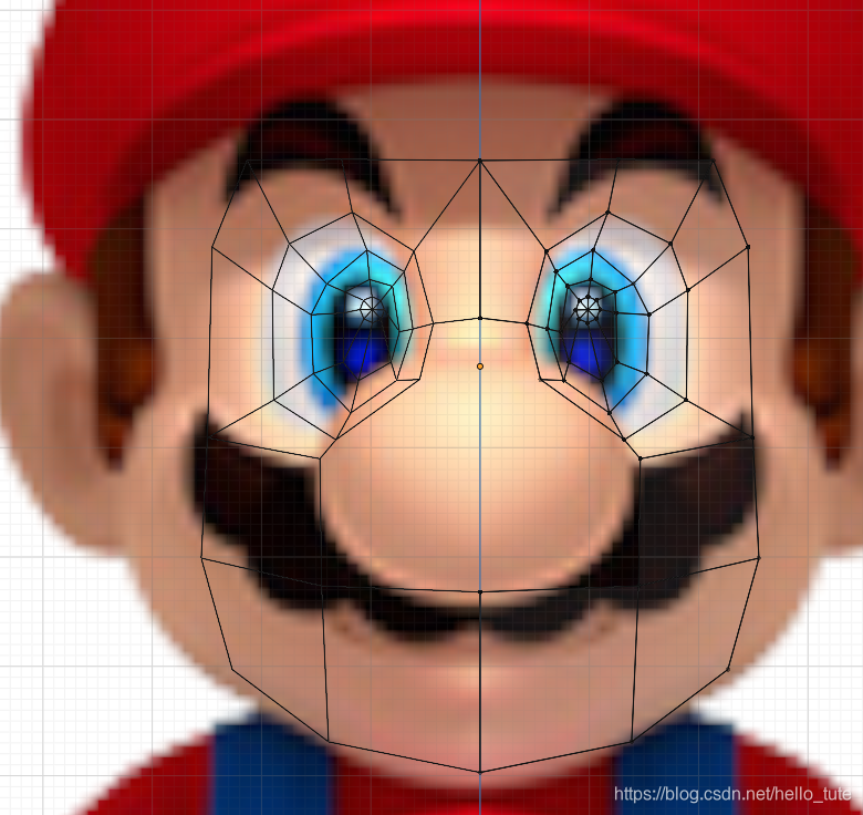 Blender图解教程:高仿版超级马里奥(二)头部建模(附模型下载)游戏开发,马里奥开发游戏的老王-