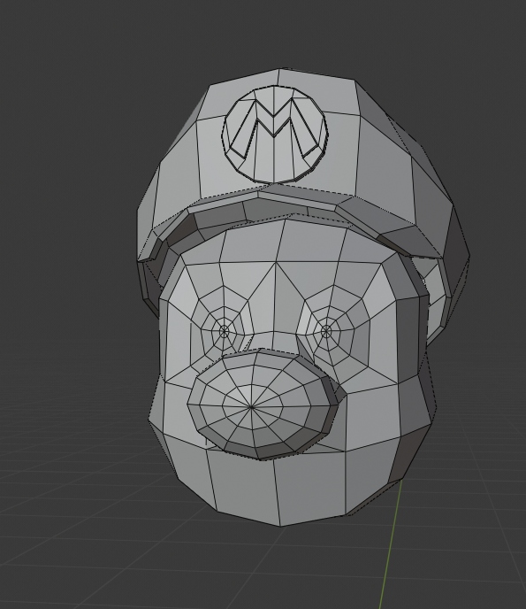 Blender图解教程：高仿版超级马里奥（二）头部建模（附模型下载）游戏开发,马里奥开发游戏的老王-