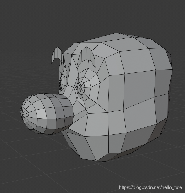 Blender图解教程:高仿版超级马里奥(二)头部建模(附模型下载)游戏开发,马里奥开发游戏的老王-