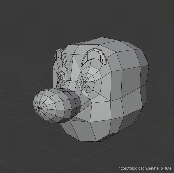 Blender图解教程:高仿版超级马里奥(二)头部建模(附模型下载)游戏开发,马里奥开发游戏的老王-