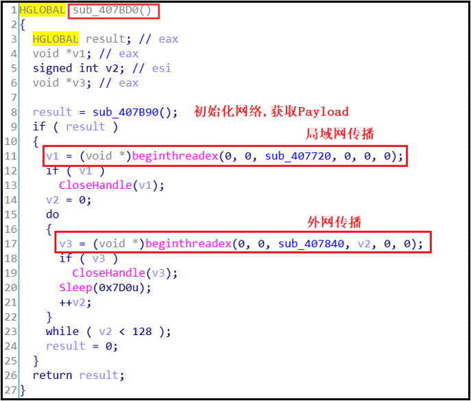 [网络安全自学篇] 七十三.WannaCry勒索病毒复现及分析（四）蠕虫传播机制全网源码详细解读网络杨秀璋的专栏-