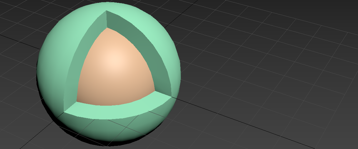 3dmax画核壳结构图片
