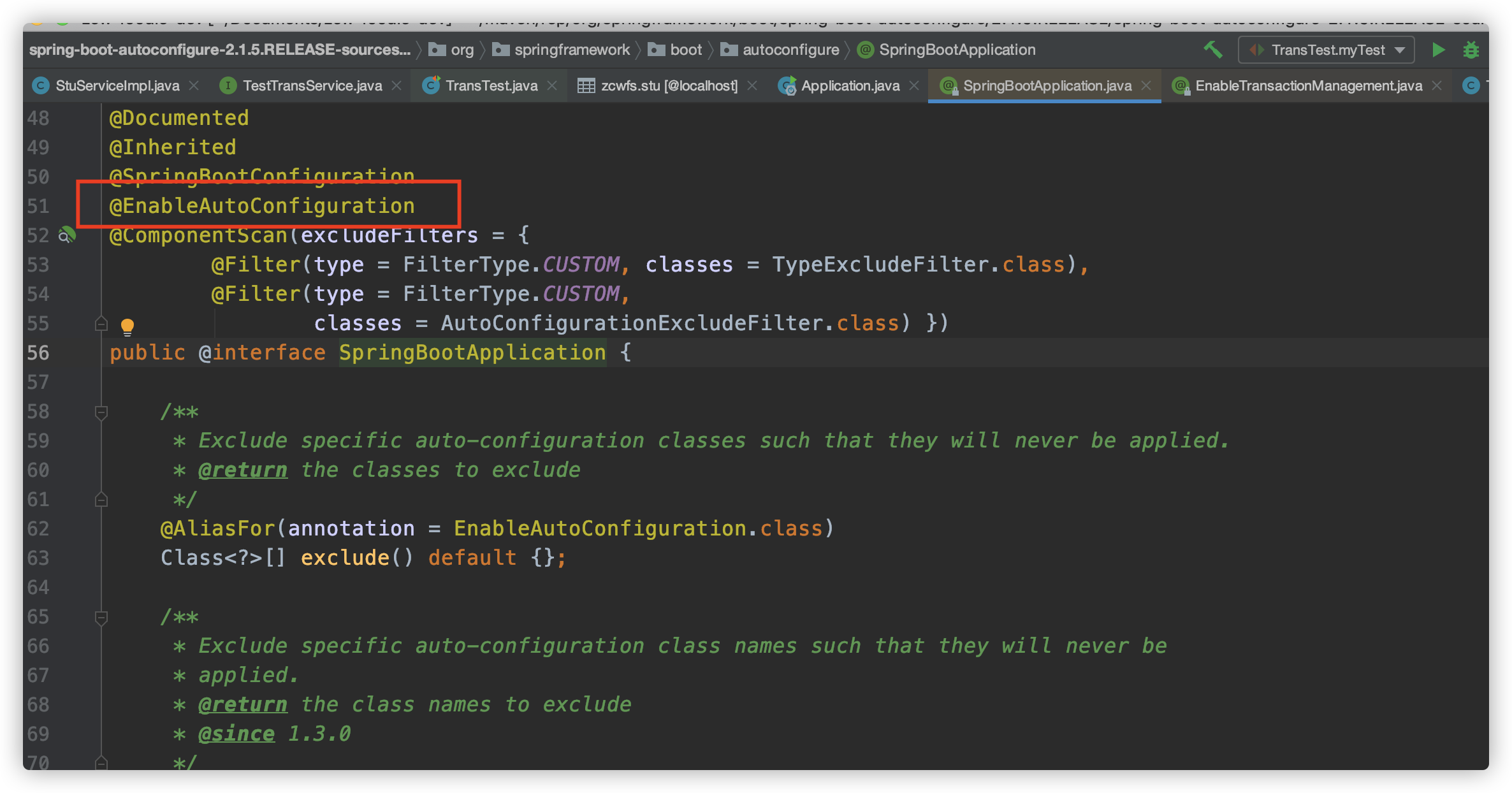 Springboot Why not use @enableTransactionManagement to use transactions ...