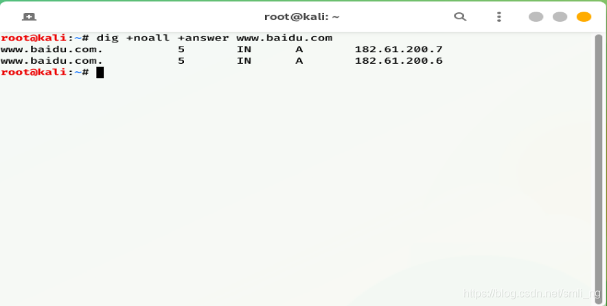 dig详细使用教程运维smling的博客-