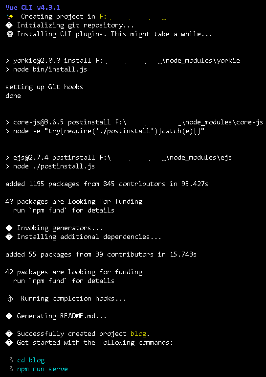 vue-cli4.3 Vue脚手架的安装和使用javascript&quot;✧treasure mountain✧&quot;-